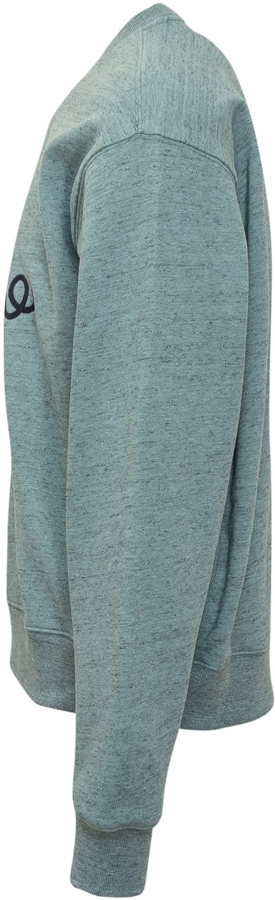 Kenzo Felpa in Cotone con Logo Ricamato Blauw