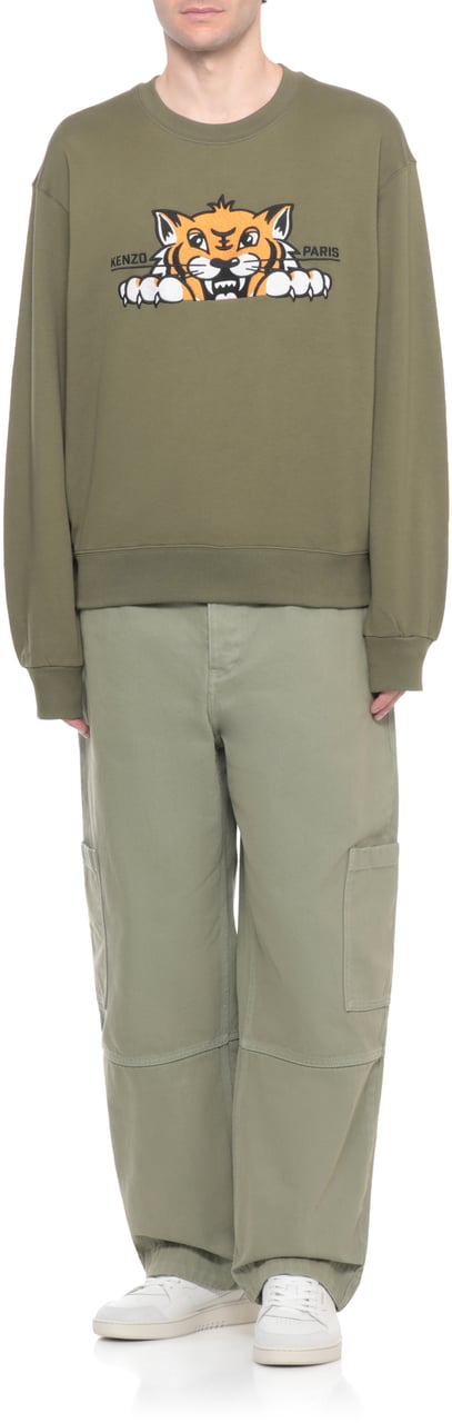 Kenzo Sweaters Green Groen