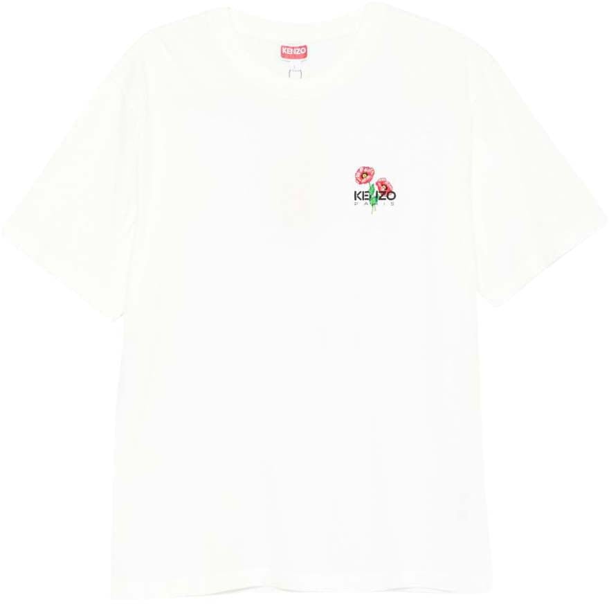 Kenzo T-Shirts And Polos Blanc Casse Beige