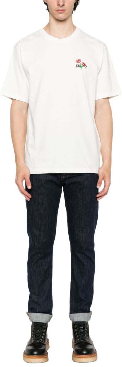 Kenzo T-Shirts And Polos Blanc Casse Beige