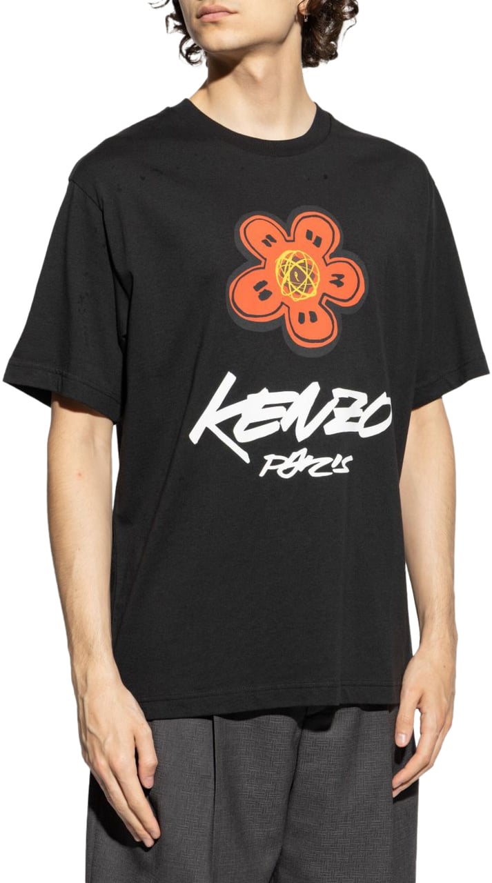 Kenzo T-Shirts And Polos Black Zwart