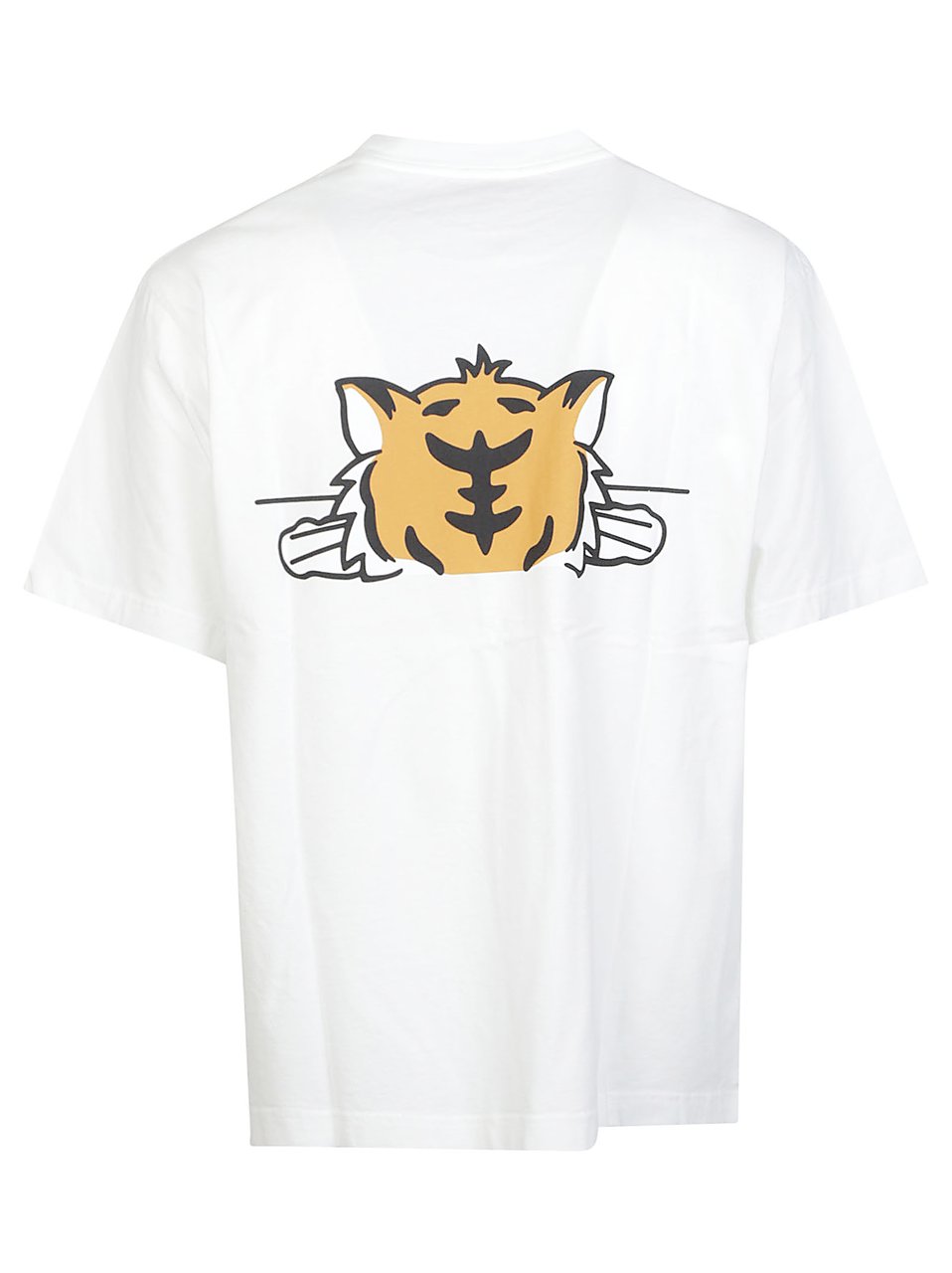 Kenzo Kenzo Happy Tiger Oversize T-shirt White Wit