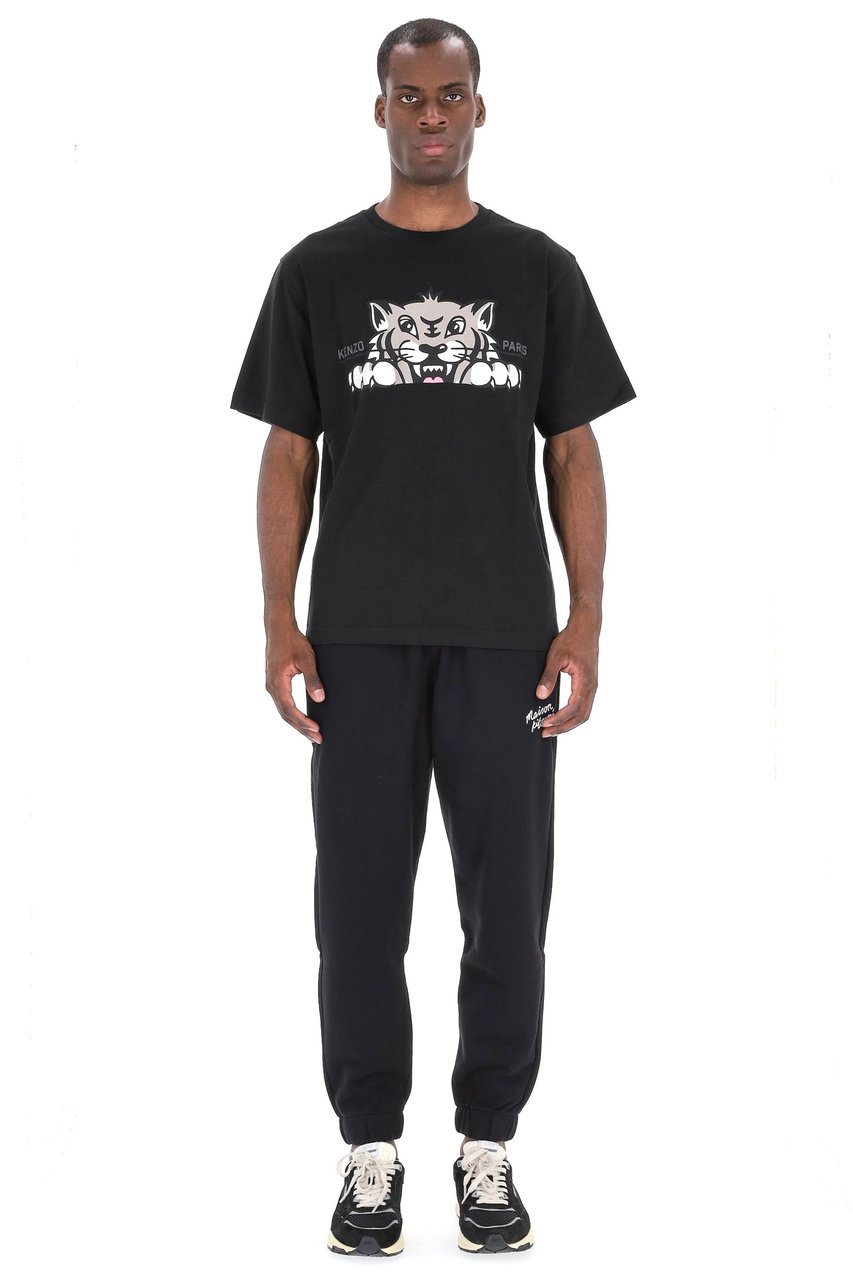 Kenzo Hap Tiger Over Fit T-Shirt Zwart