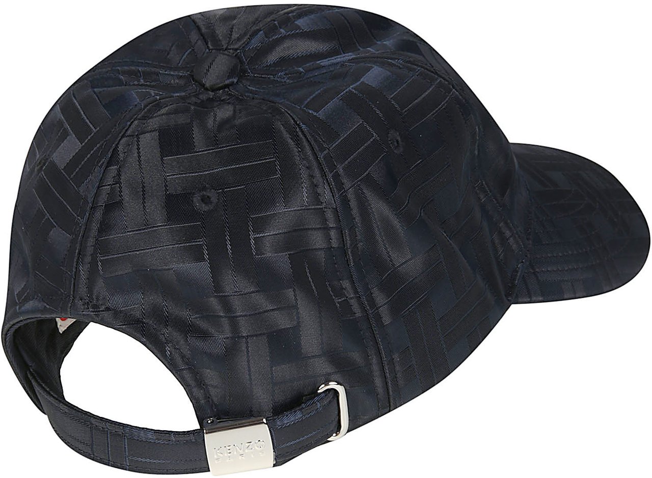 Kenzo Mura Baseball Cap Blue Blauw