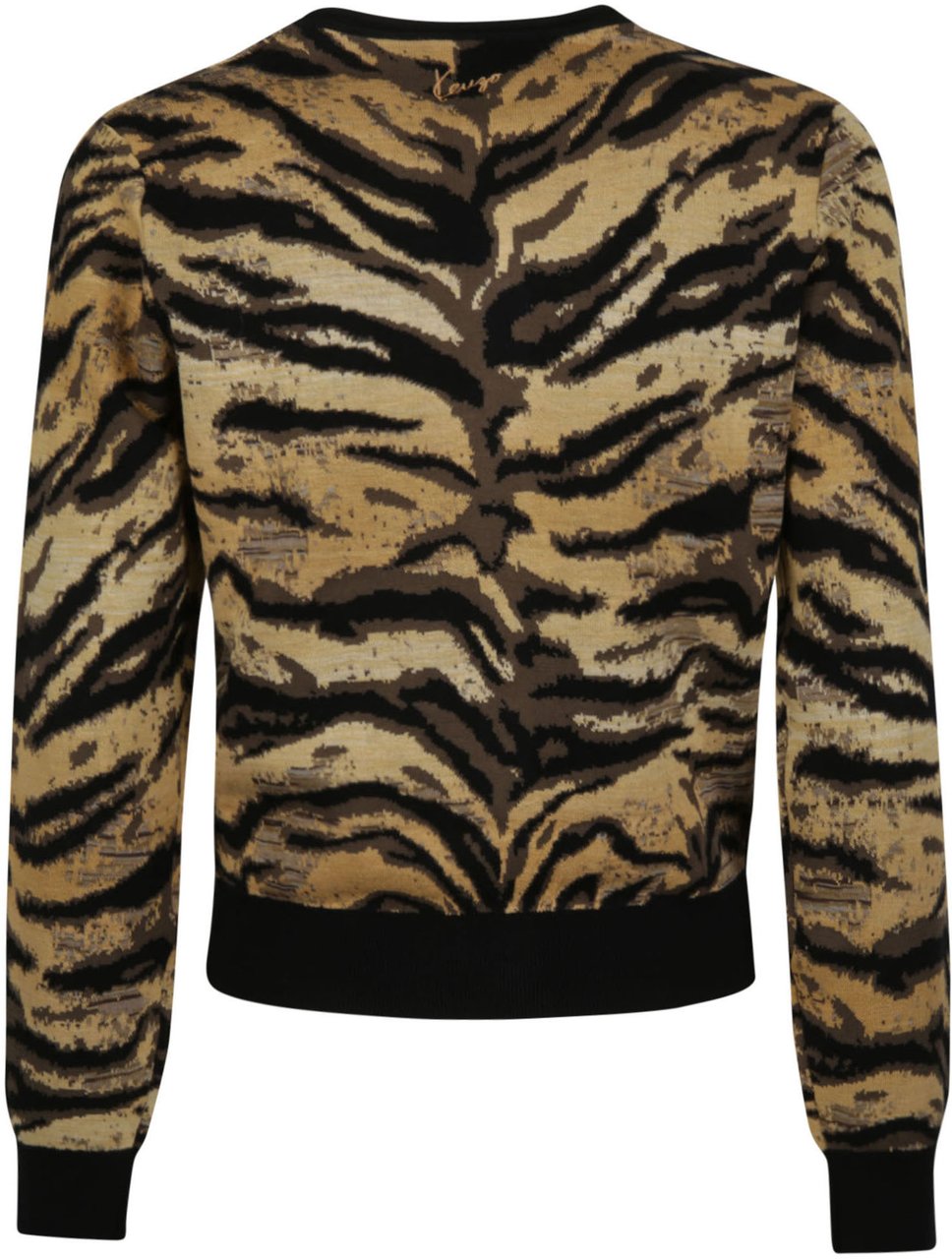 Kenzo Tiger Cardigan Yellow Geel