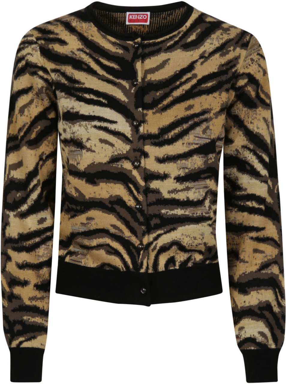 Kenzo Tiger Cardigan Yellow Geel
