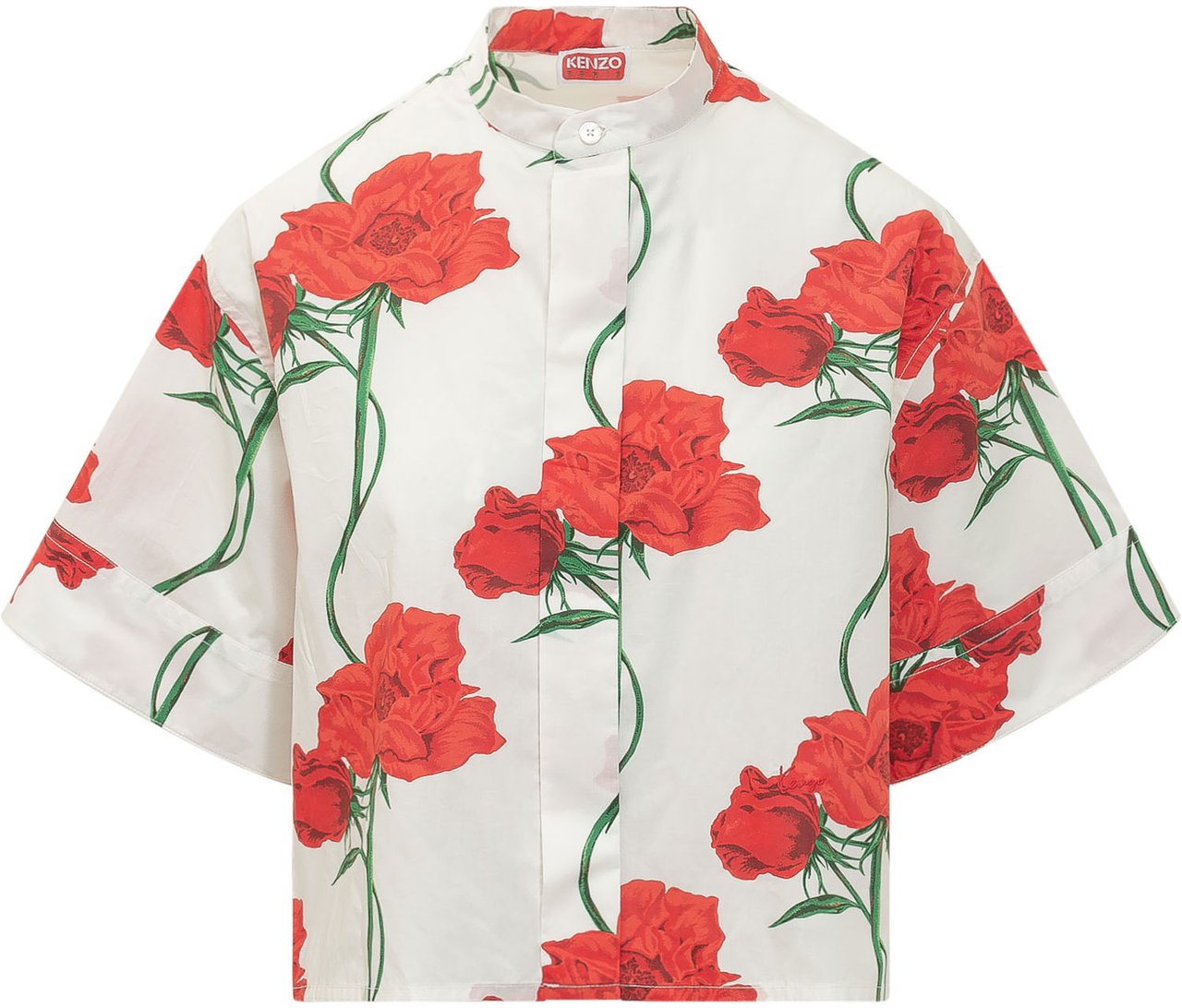 Kenzo Camicia con Stampa Floreale Wit