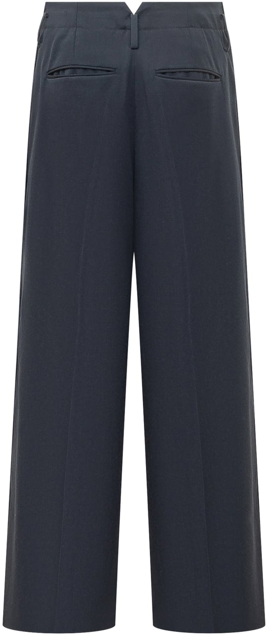 Kenzo WIDE LEG PANTS Donkergrijs