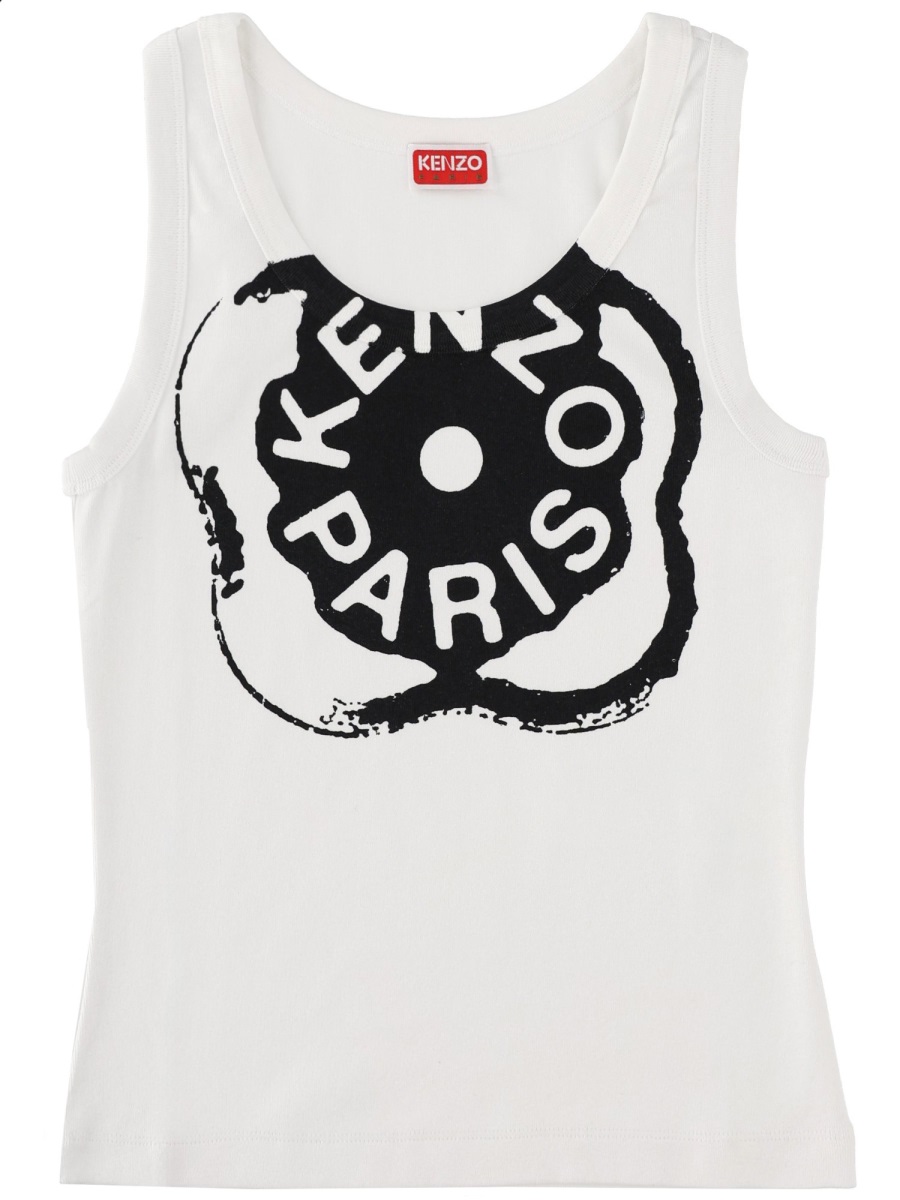 Kenzo White Boke Flower 2.0 Tank Top Wit