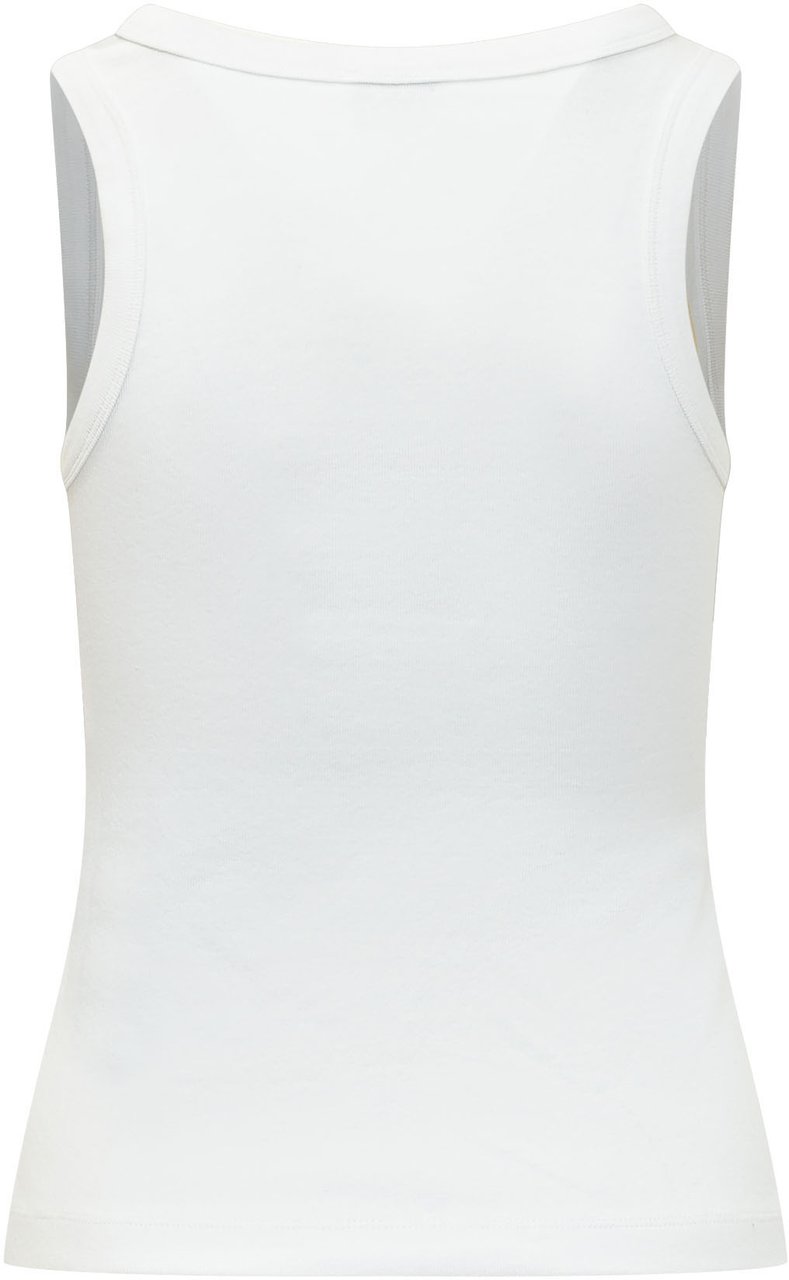 Kenzo Canotta con Stampa Frontale Wit