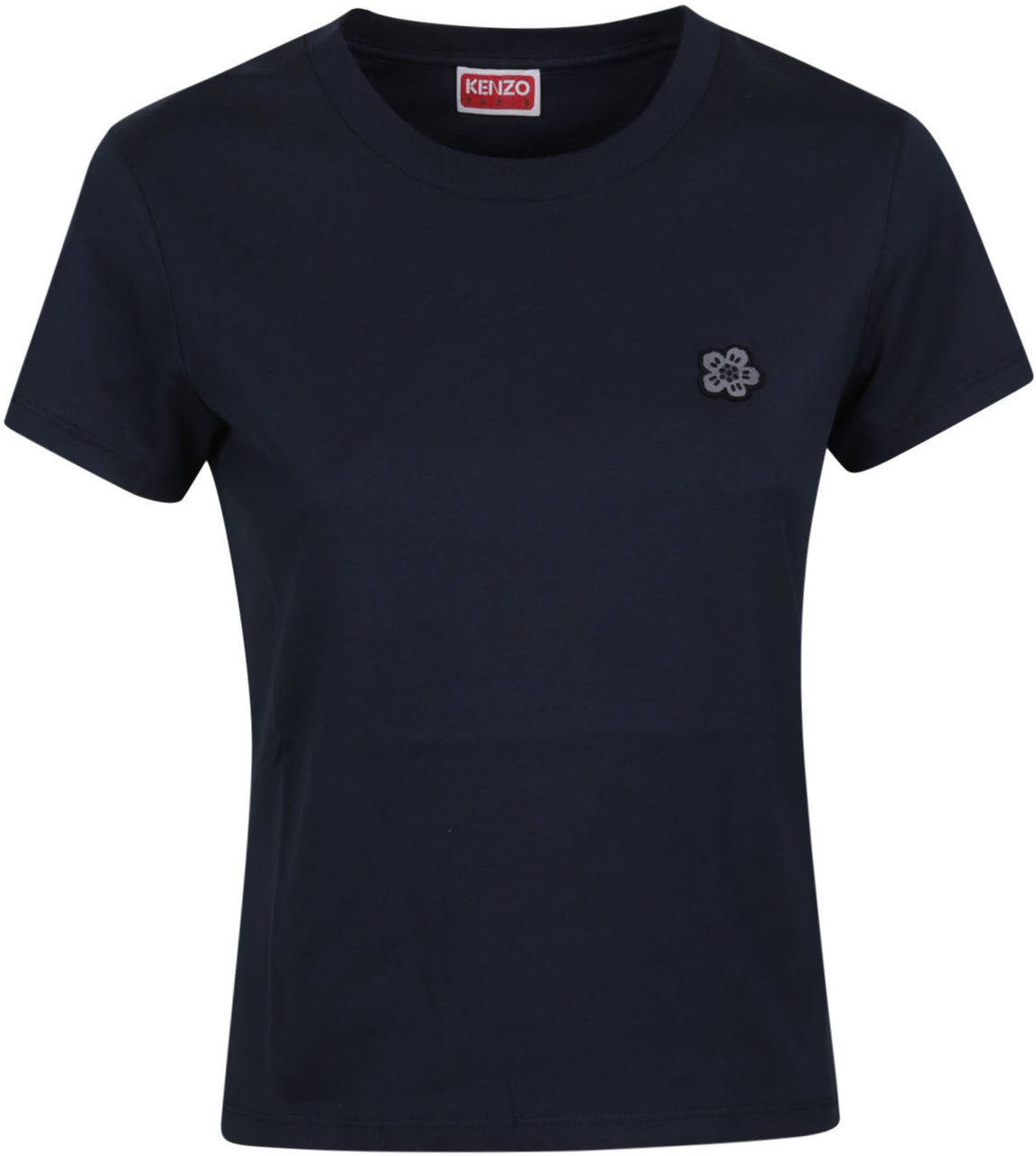 Kenzo Gots Boke Flower Crest Classic T-shirt Blue Blauw