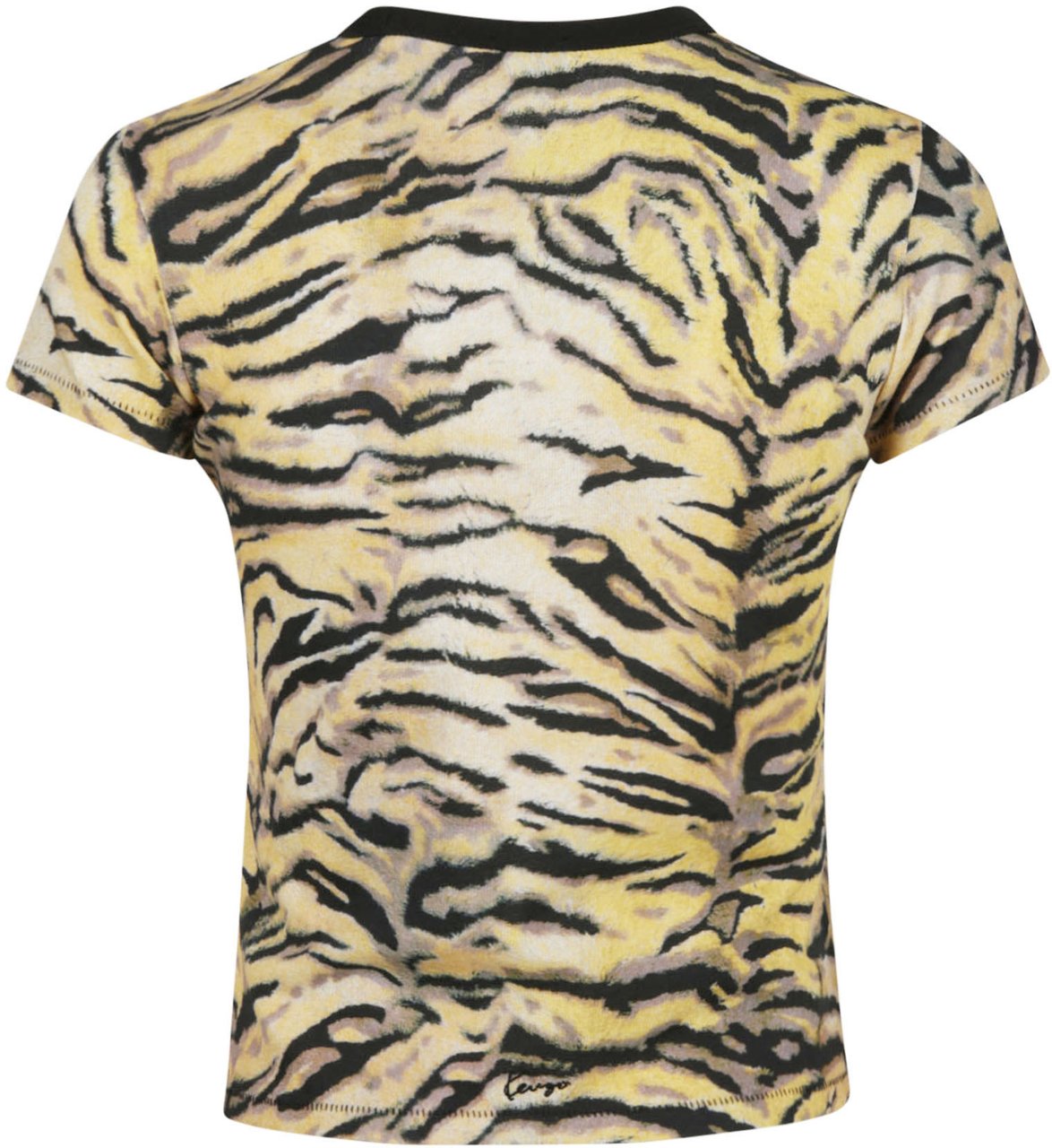 Kenzo Gots Tiger Classic T-shirt Yellow Geel