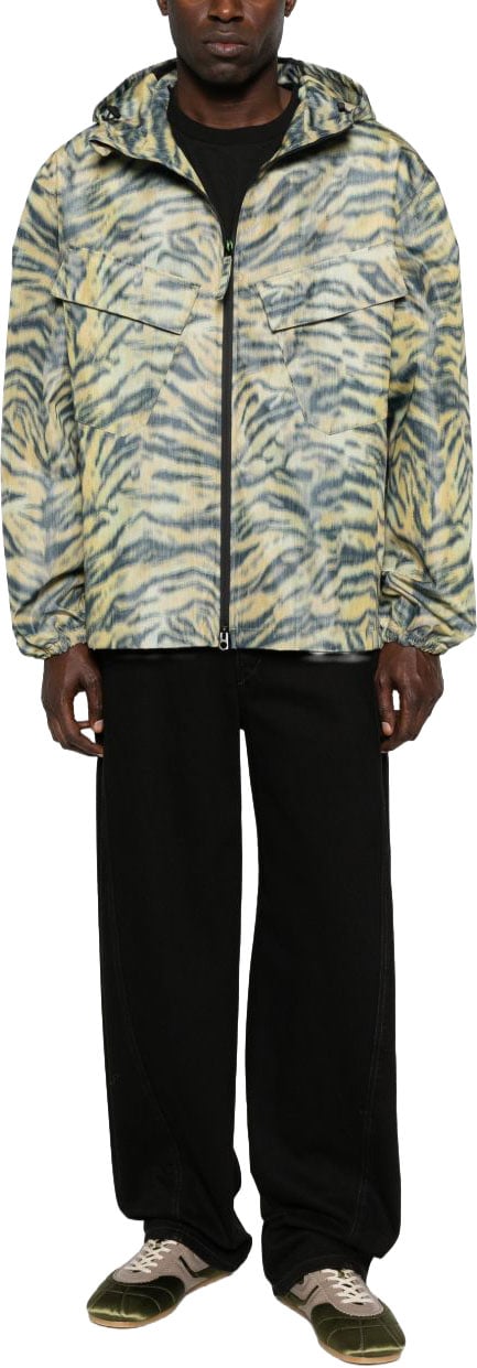 Kenzo Jackets Jaune Orange Divers