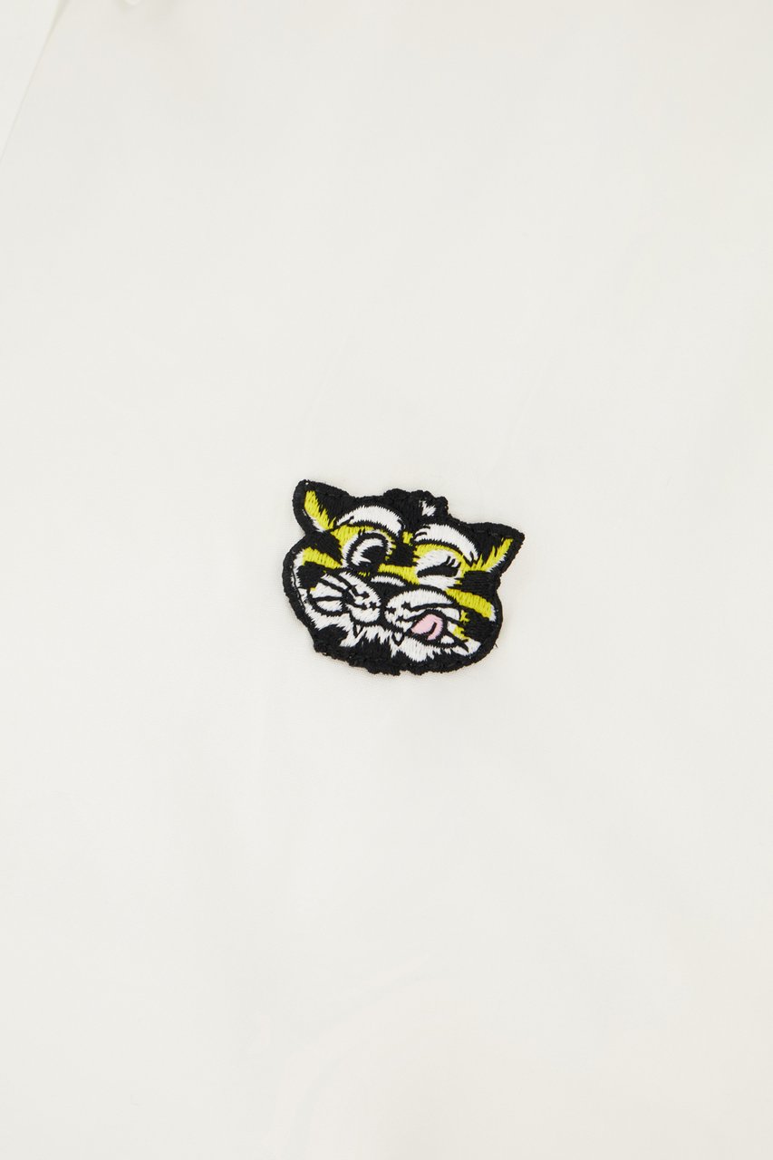 Kenzo Kenzo White poplin shirt Wit