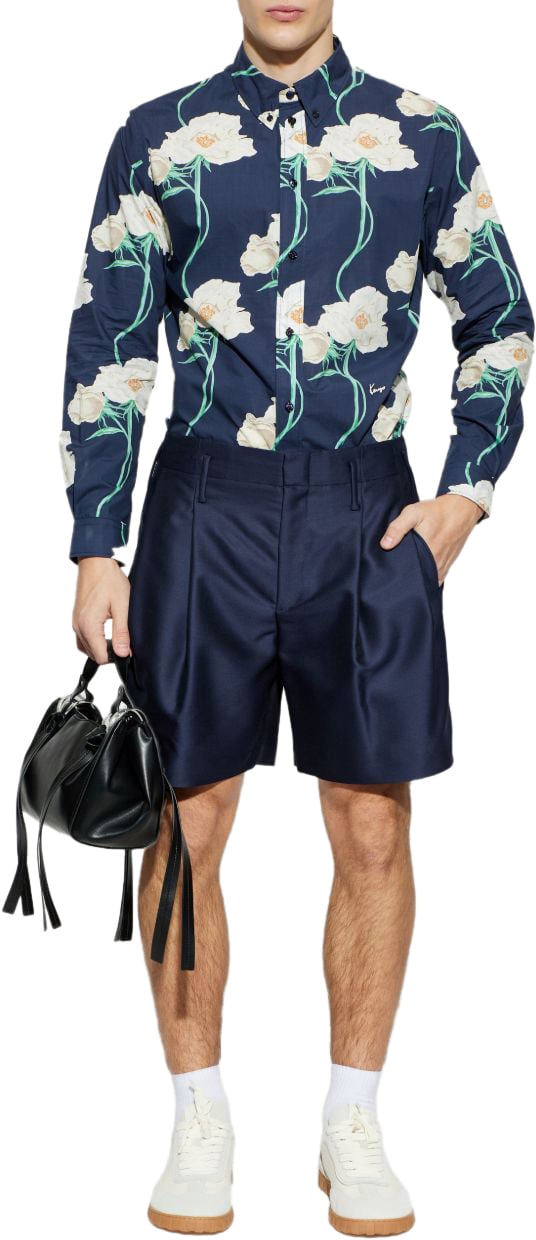 Kenzo Shirts Blue Blauw