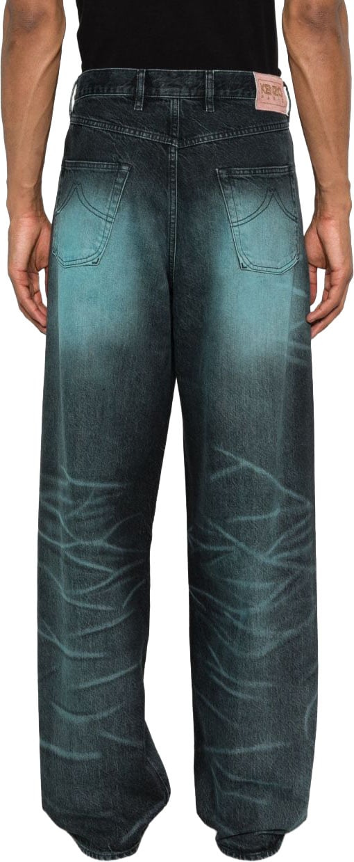 Kenzo Trousers Glacier Navy