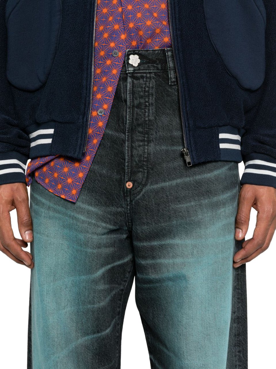 Kenzo Trousers Glacier Navy