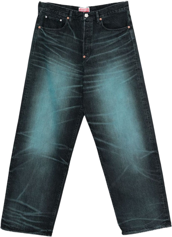 Kenzo Trousers Glacier Navy