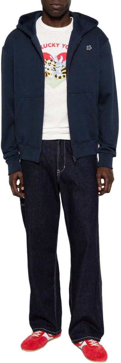 Kenzo Sweaters Blue Blauw