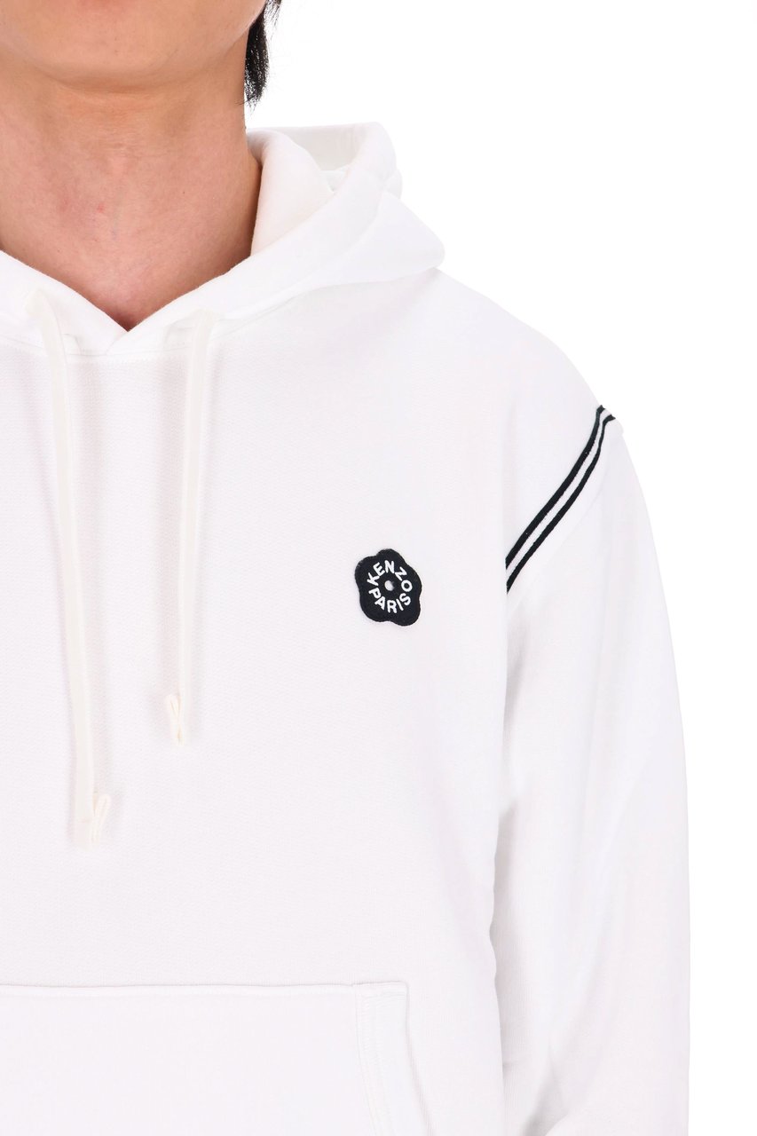 Kenzo Boke Flower 2.0 Lightweight Molleton Hoodie Wit