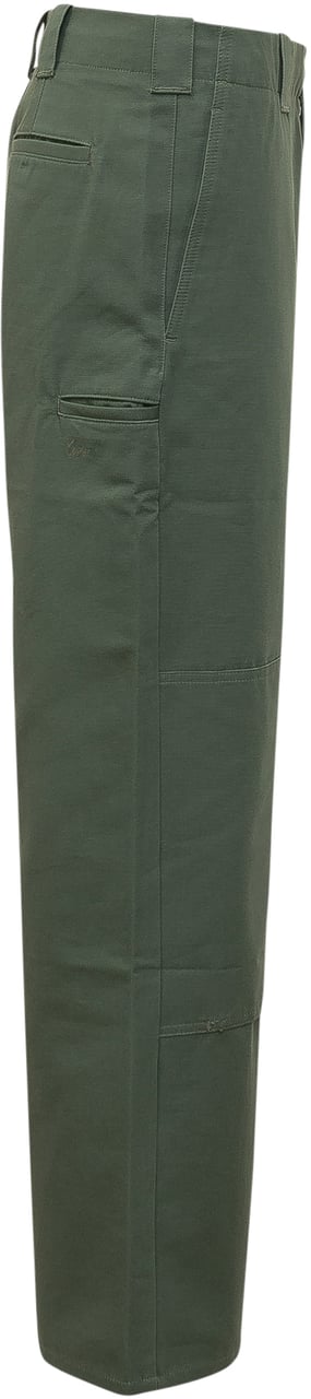 Kenzo Double Knee Chino con Tasche Donkergroen