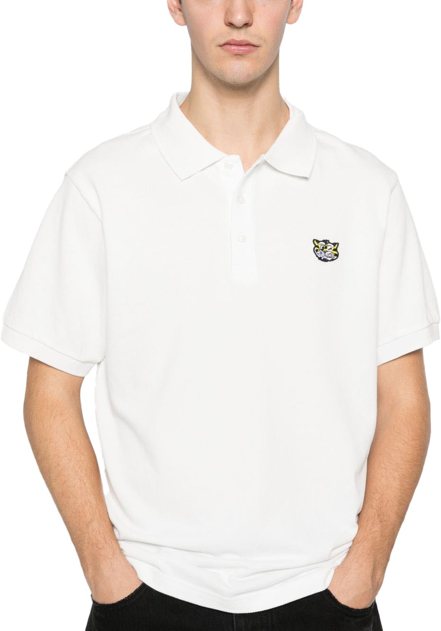 Kenzo T-Shirts And Polos Blanc Casse Beige