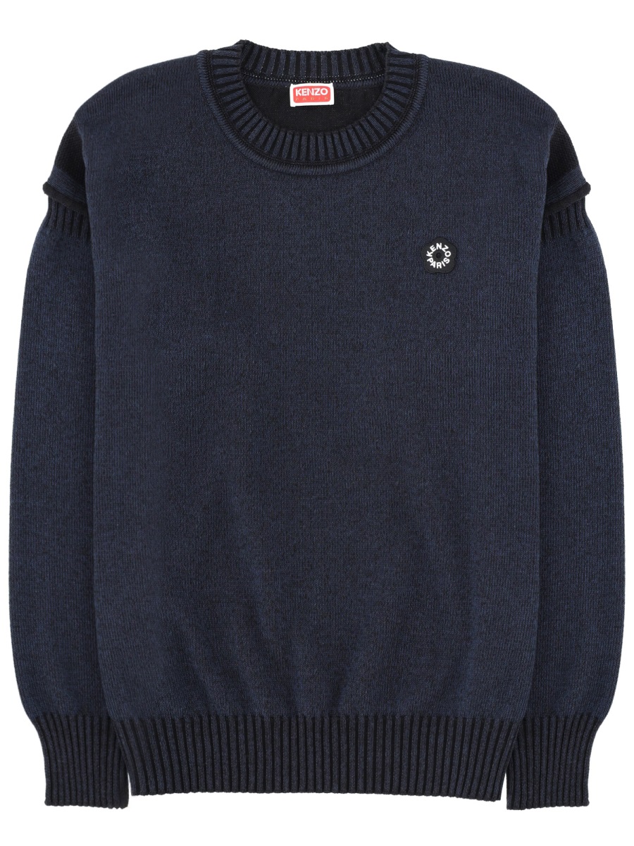 Kenzo Boke Flower 2.0 Shoulder Sweater Zwart