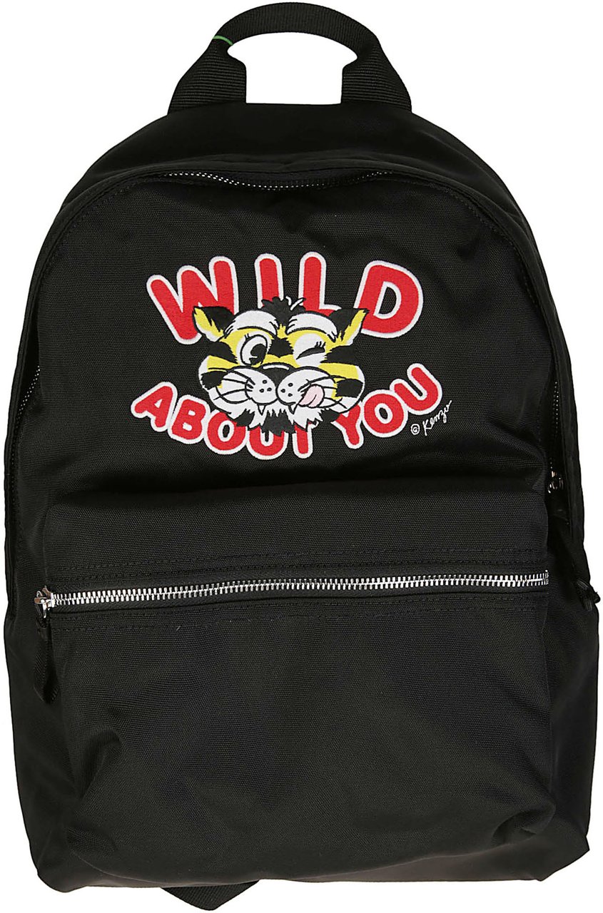 Kenzo Wild Tiger Backpack Black Zwart