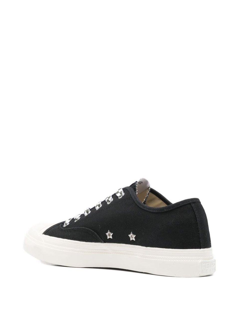 Kenzo Low-Top Sneakers In Silk Zwart