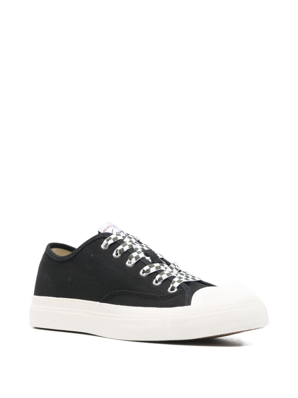 Kenzo Low-Top Sneakers In Silk Zwart
