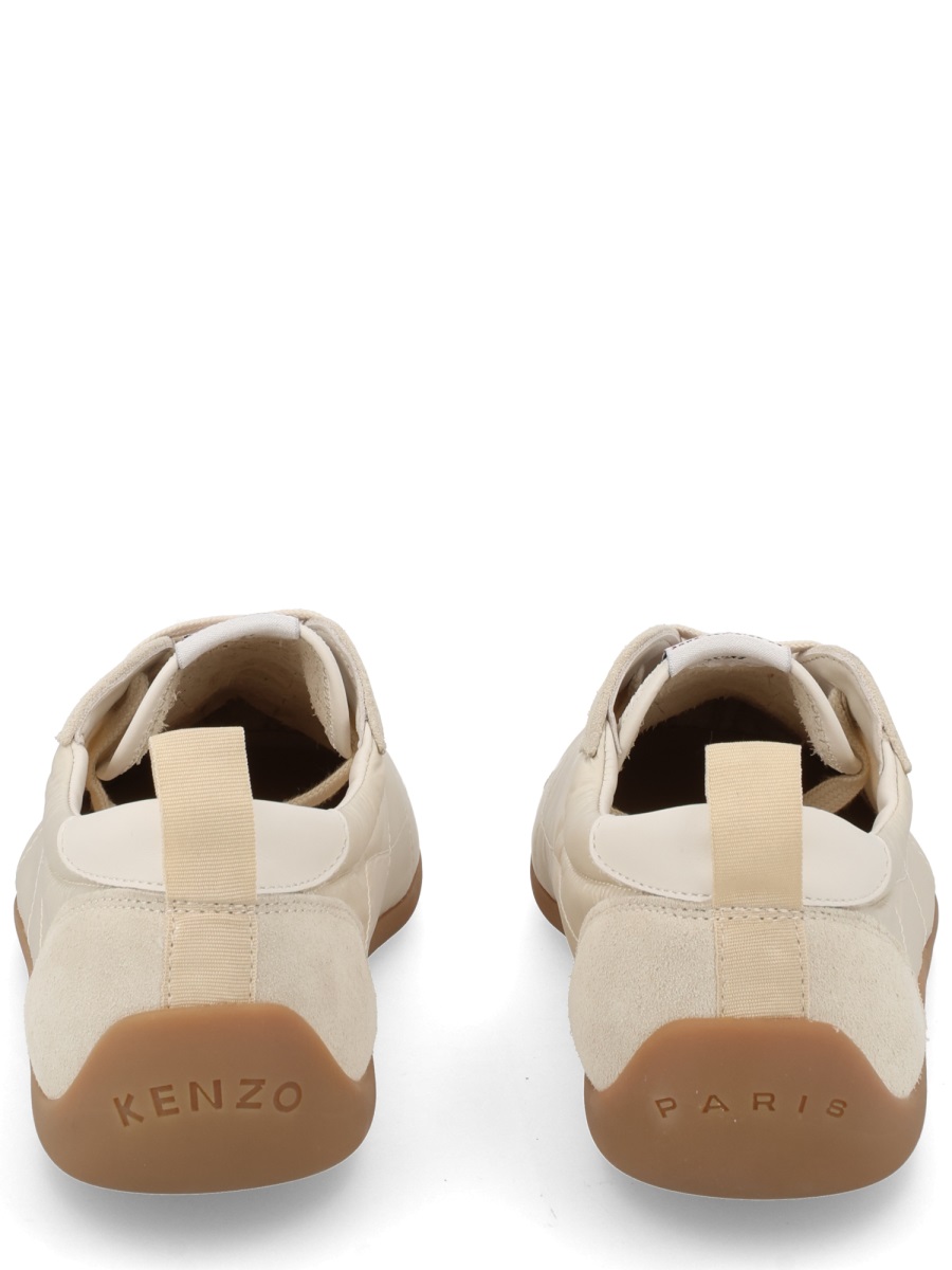 Kenzo Light Beige Kenzo Striker Polyamide Sneakers Grijs