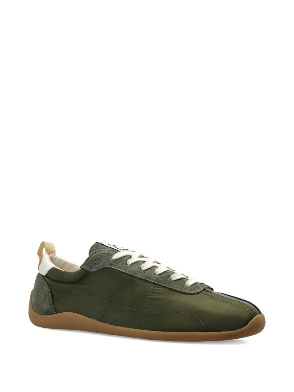 Kenzo Low-Profile Silk and Nylon Sneakers Groen