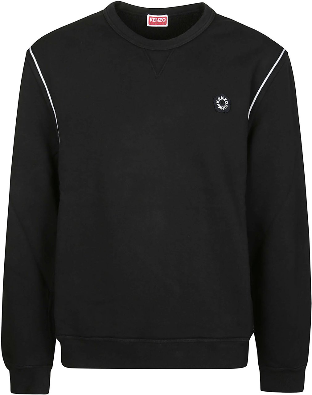 Kenzo Boke Flower 2.0 Embroidered Classic Sweatshirt Black Zwart