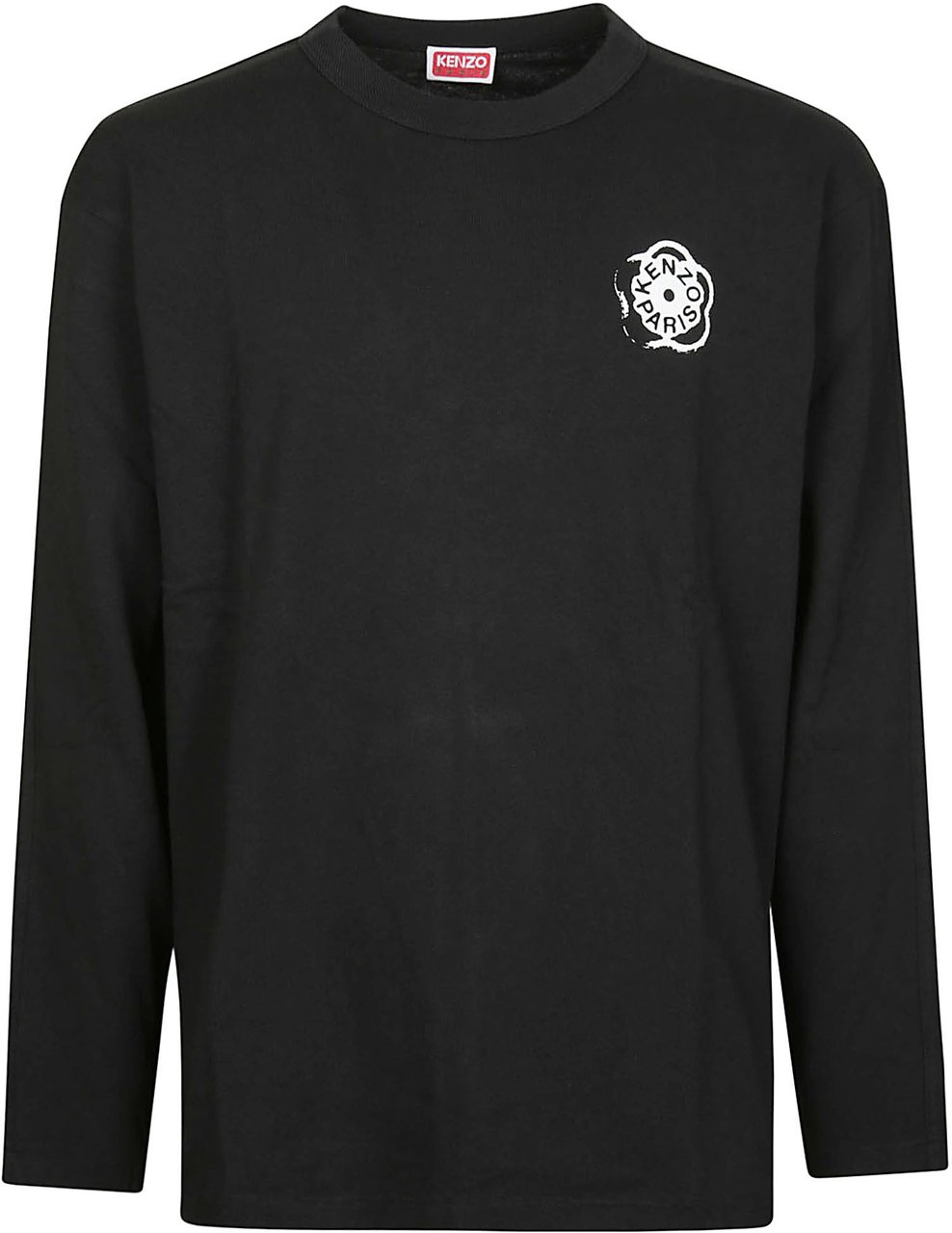 Kenzo Gots Boke Flower 2.0 Relax Long Sleeve T-shirt Black Zwart