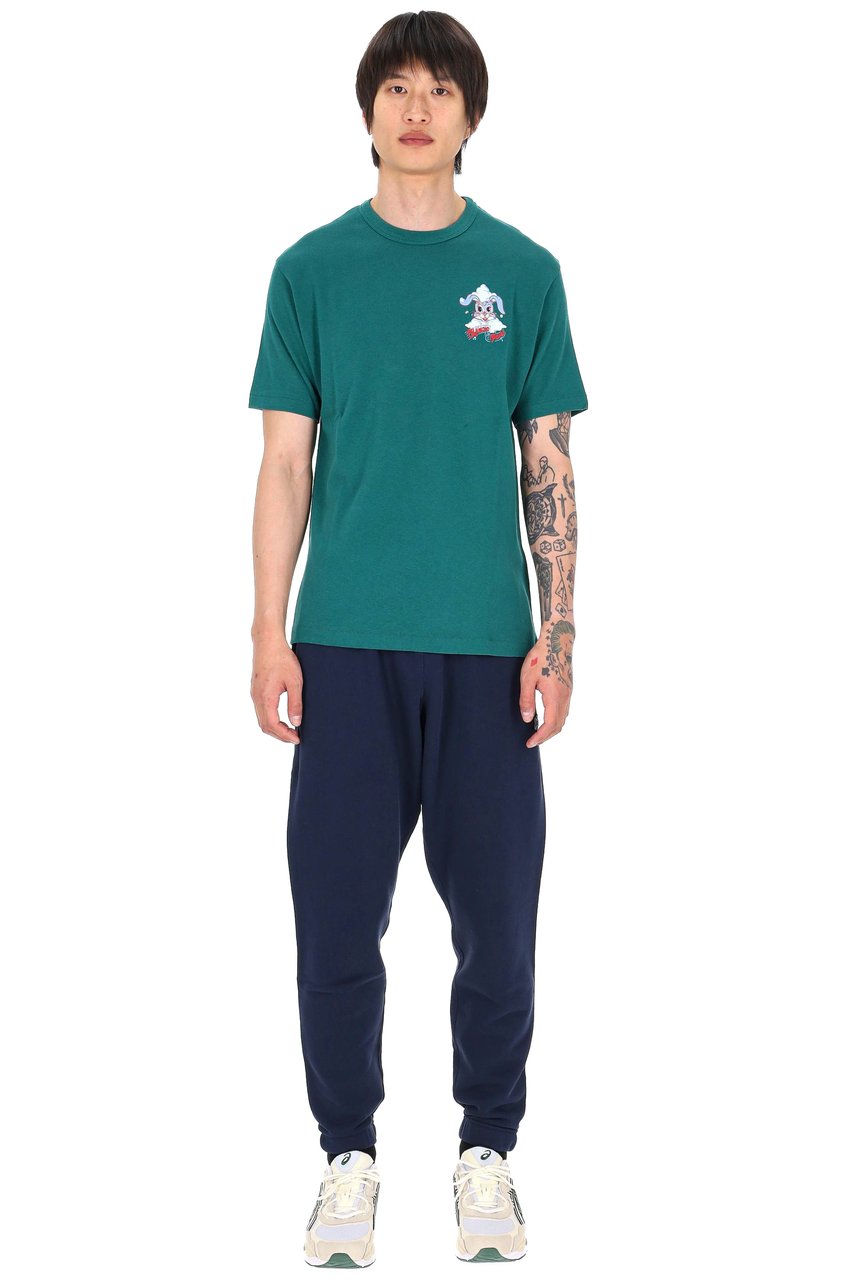 Kenzo Winter Holidays Rabbit K@li Cotton T-Shirt Blauw