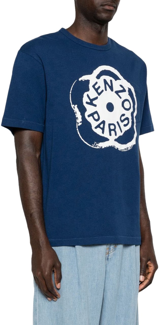 Kenzo T-Shirts And Polos Bleu Outremer Blauw