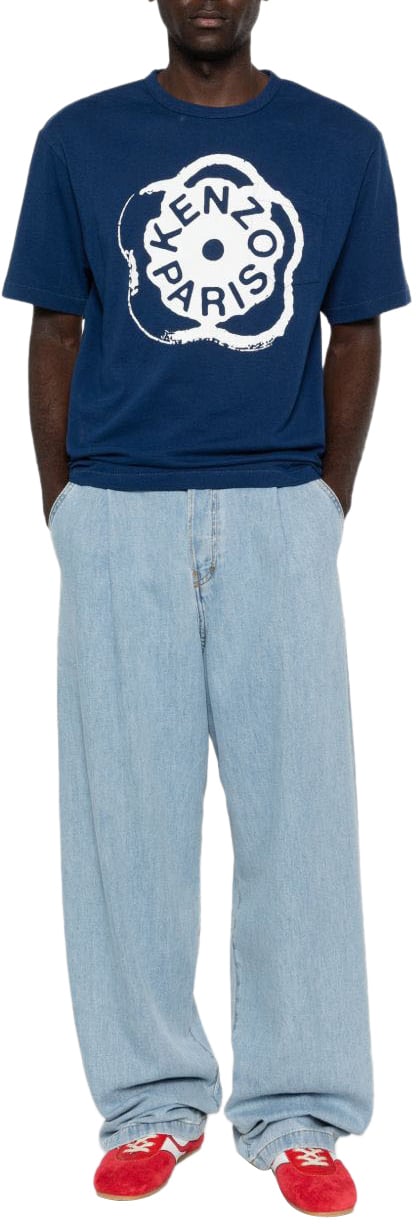 Kenzo T-Shirts And Polos Bleu Outremer Blauw