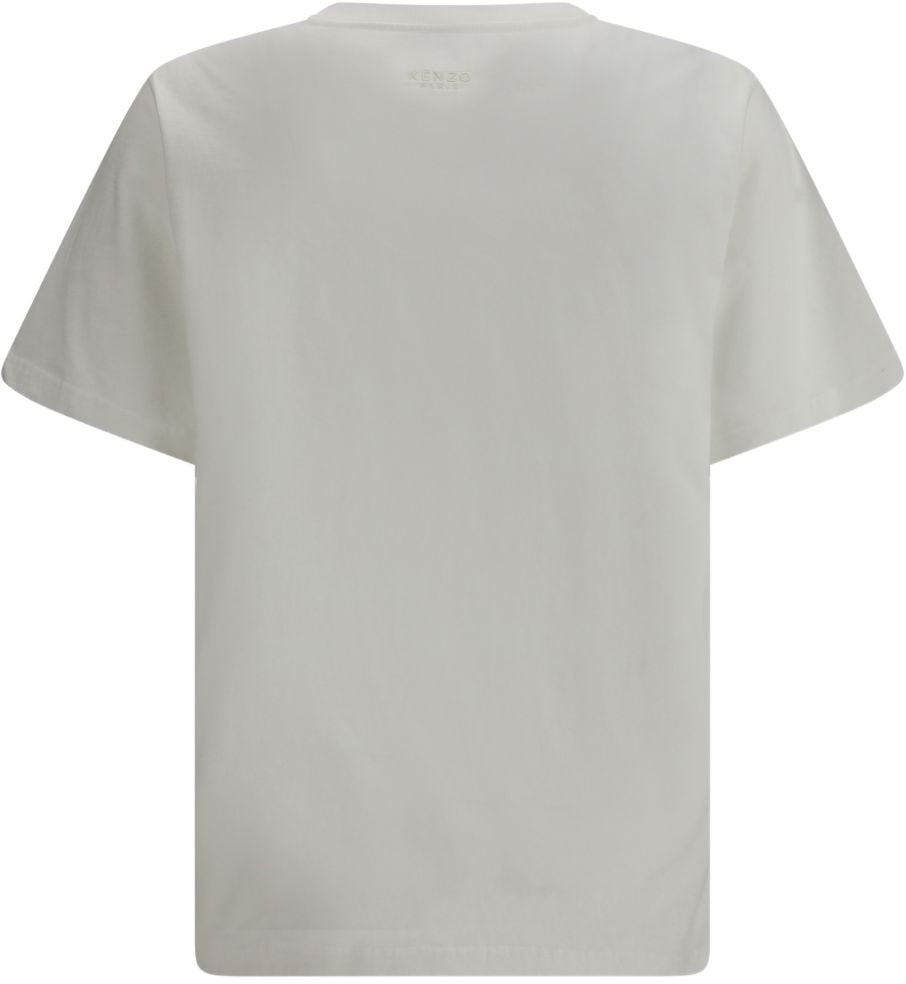 Kenzo T-Shirts And Polos Blanc Casse Beige