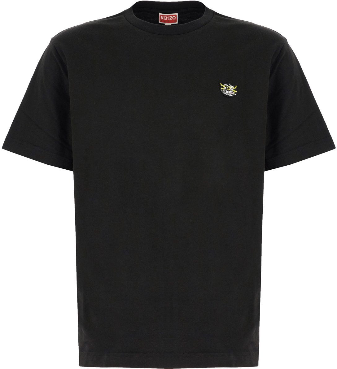 Kenzo Kenzo Black cotton t-shirt Zwart