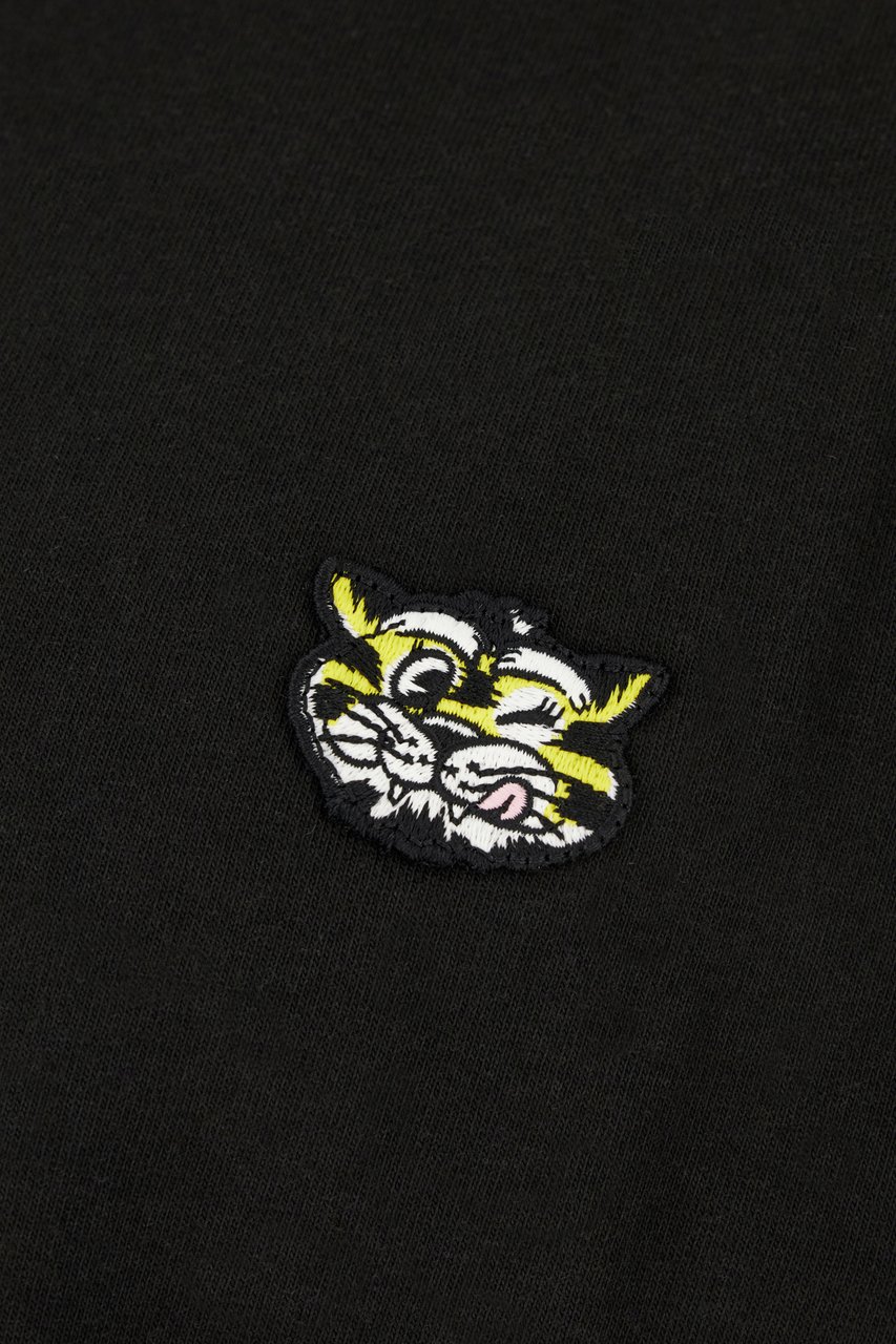 Kenzo Kenzo Black cotton t-shirt Zwart