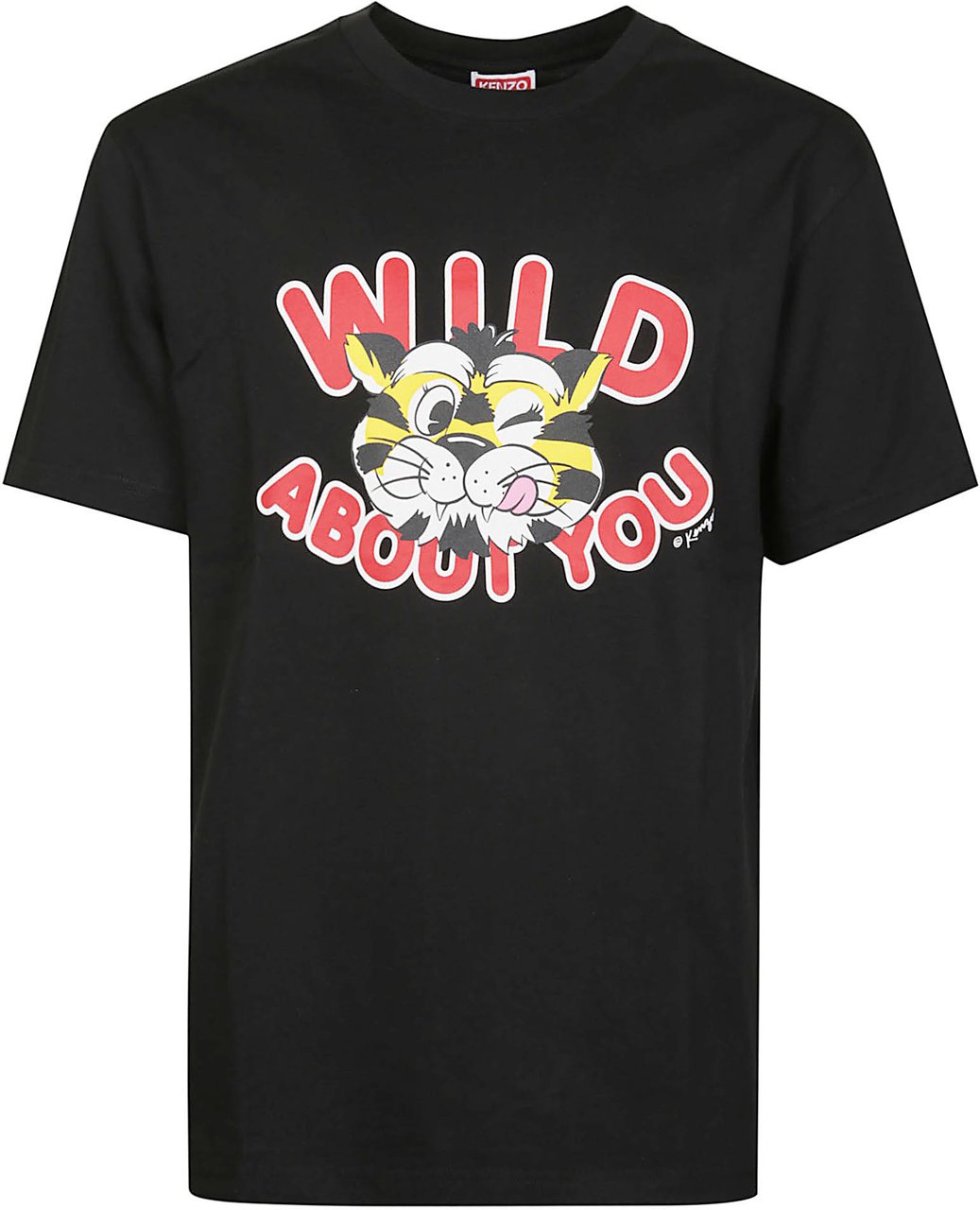 Kenzo Wild Tiger Classic T-shirt Black Zwart