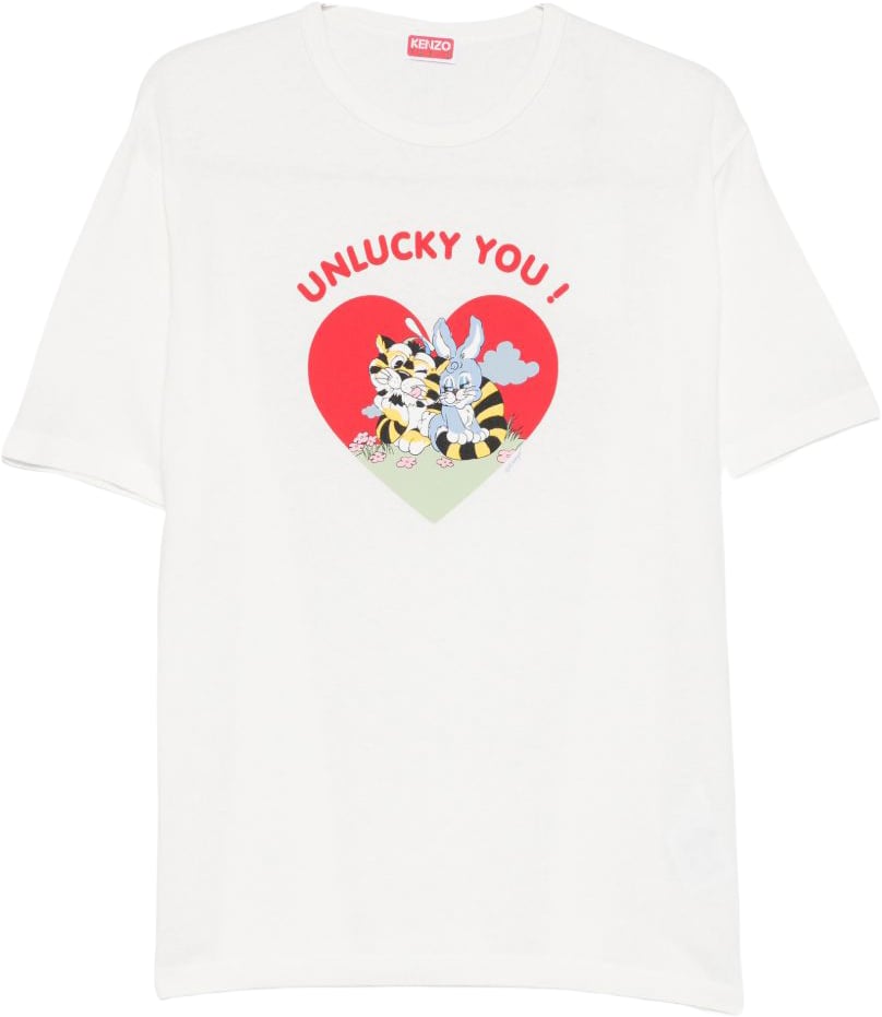Kenzo T-Shirts And Polos Blanc Casse Wit