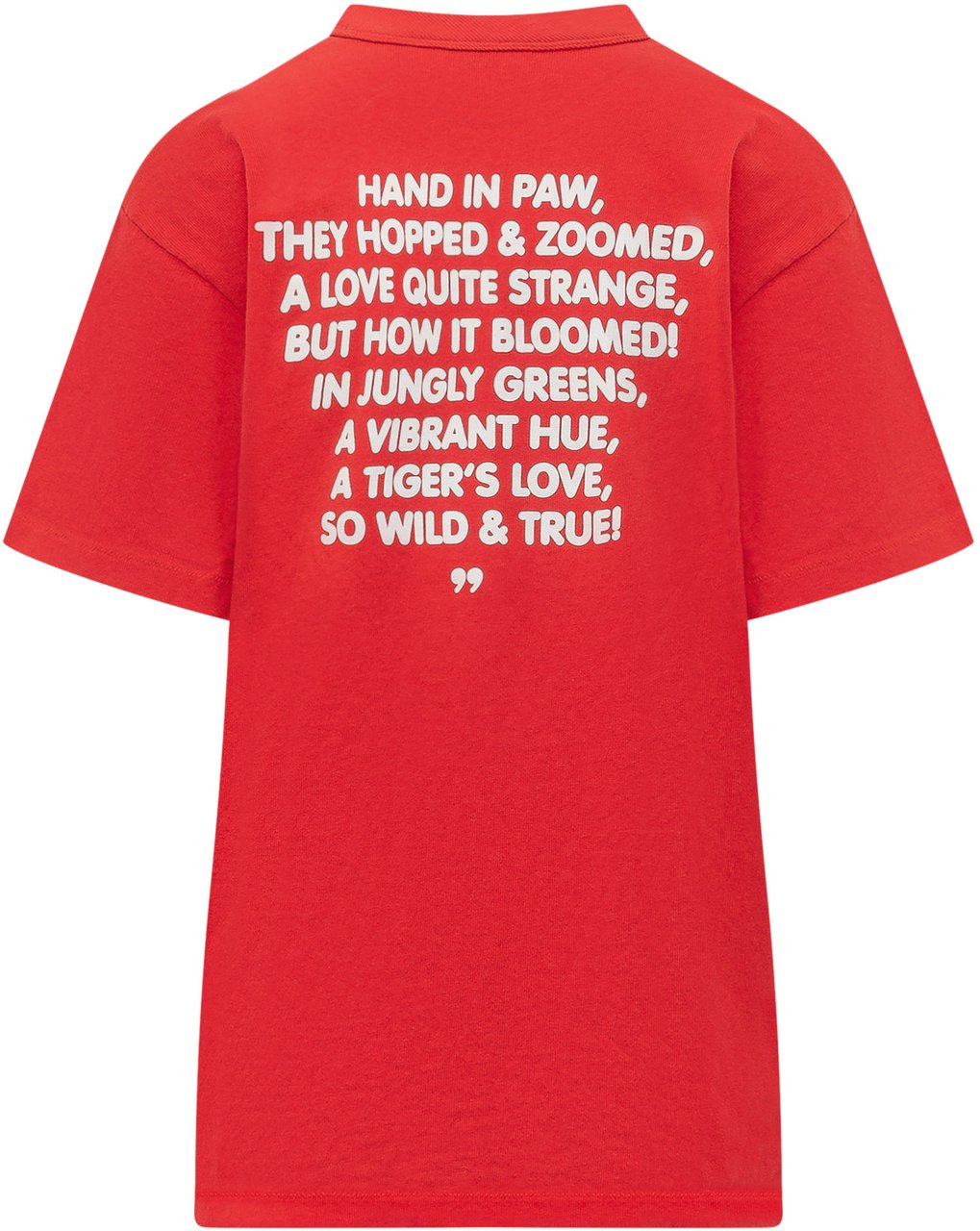 Kenzo T-shirt Cartoon con Stampa Grafica Rood