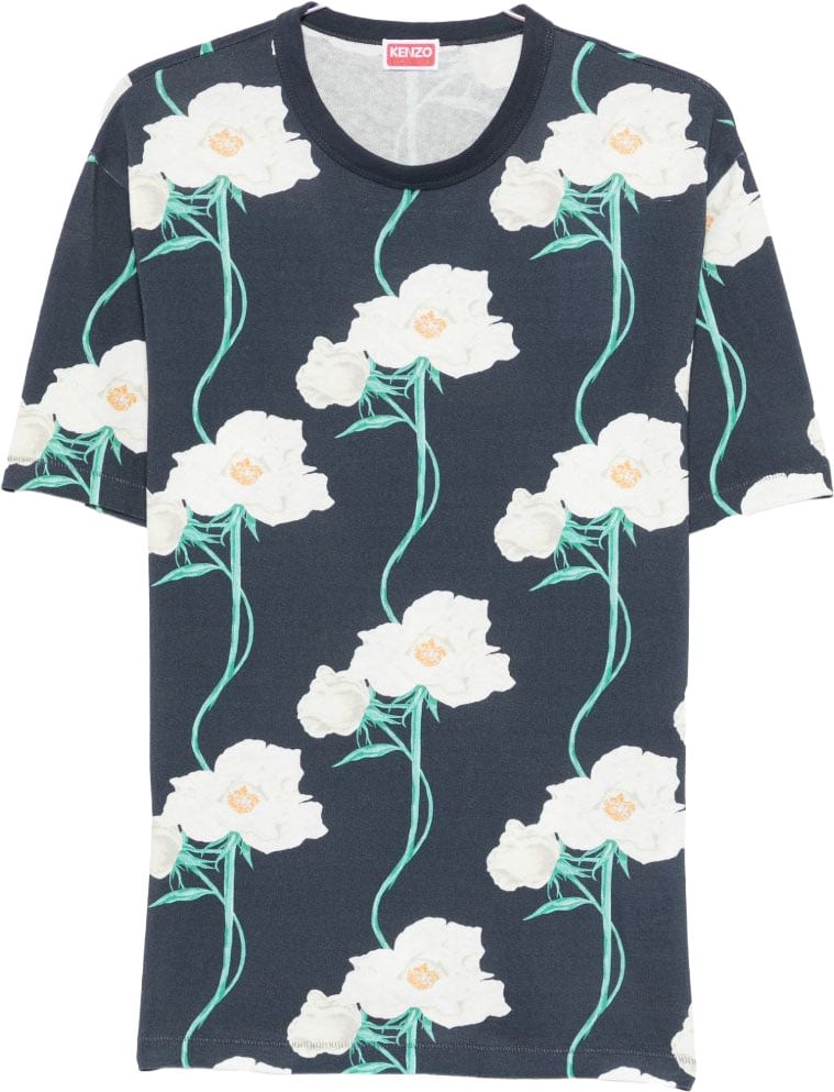 Kenzo T-Shirts And Polos Bleu Marine Navy