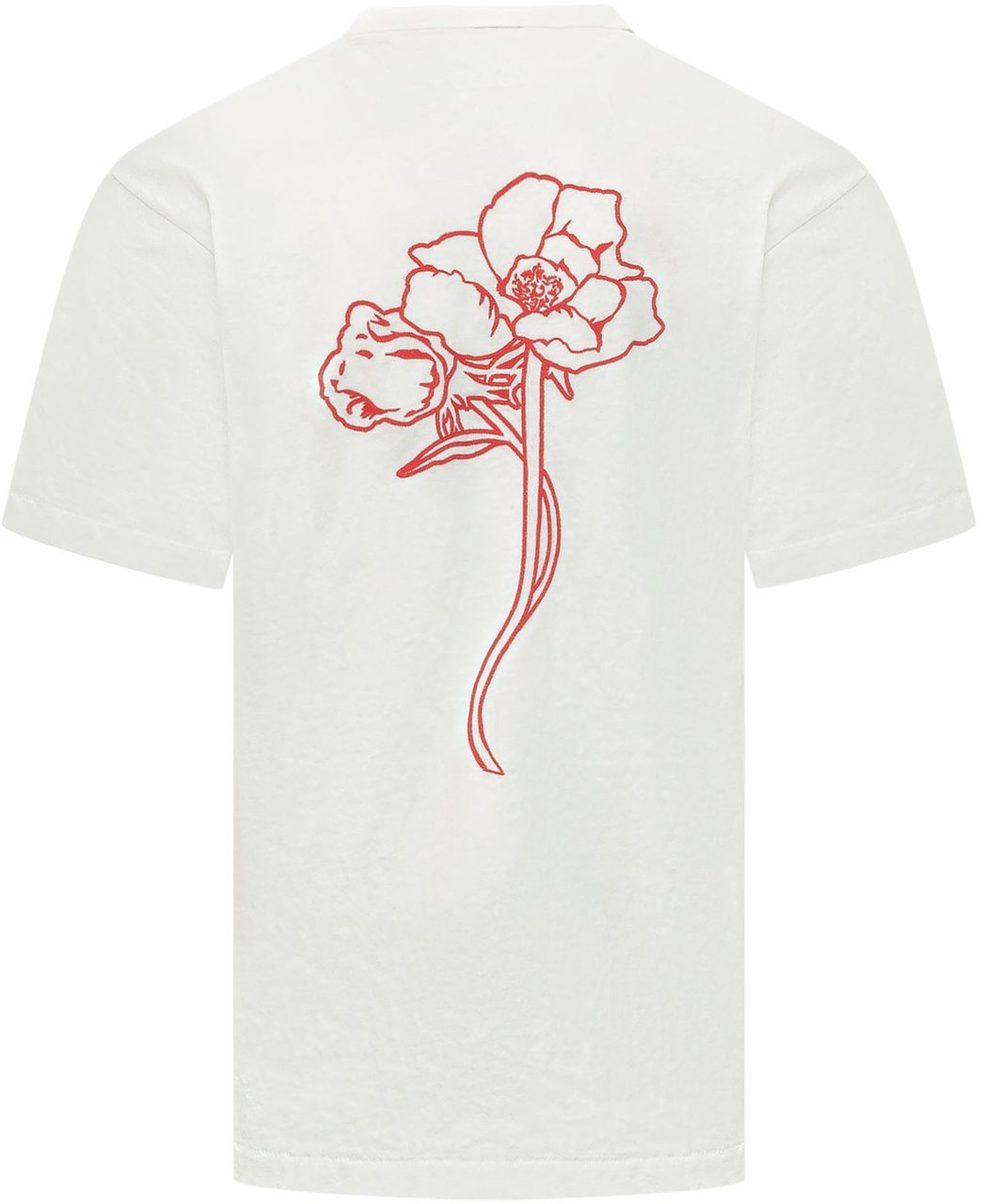 Kenzo T-shirt con Ricamo Logo Wit