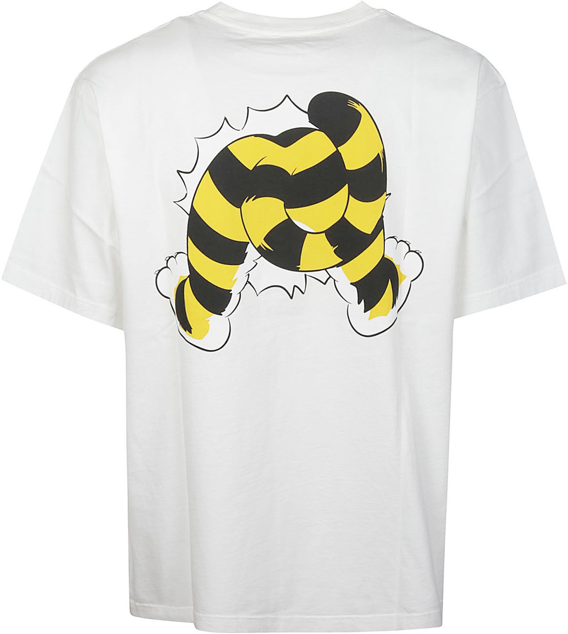 Kenzo Wild Tiger Oversize T-shirt White Wit