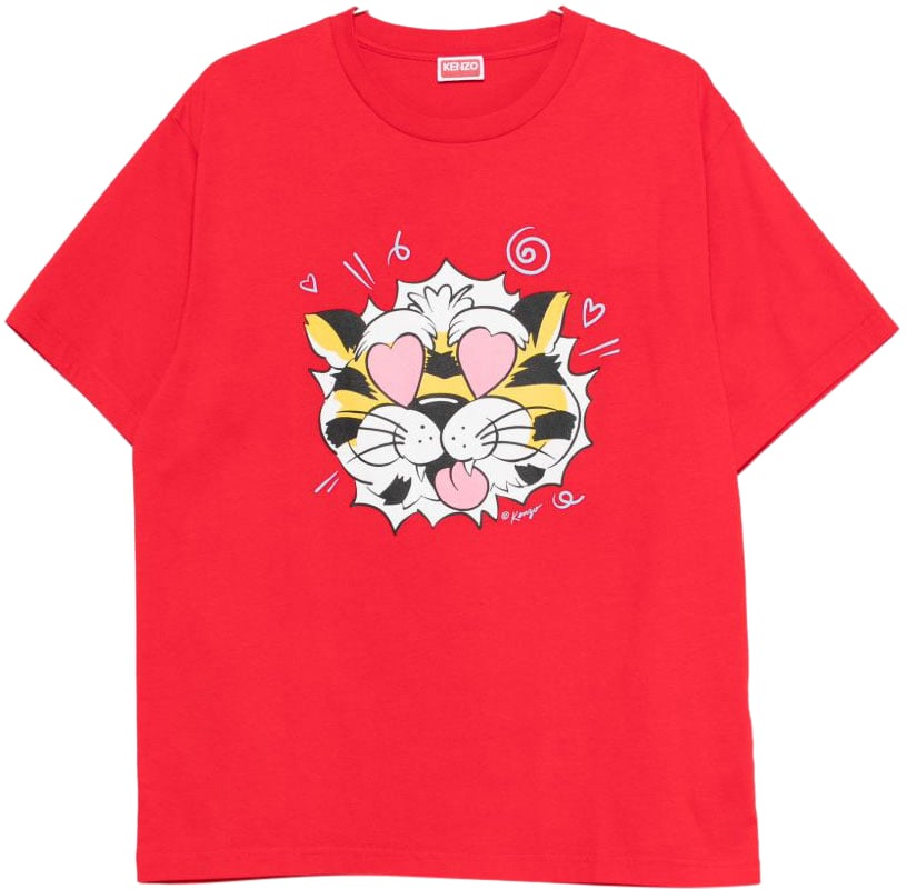 Kenzo T-Shirts And Polos Cerise Rood