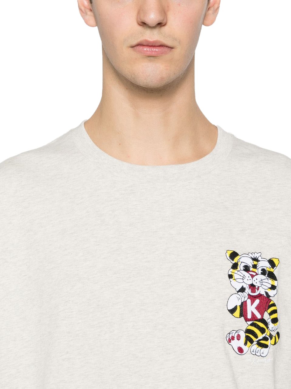 Kenzo T-Shirts And Polos Gris Clair Grijs