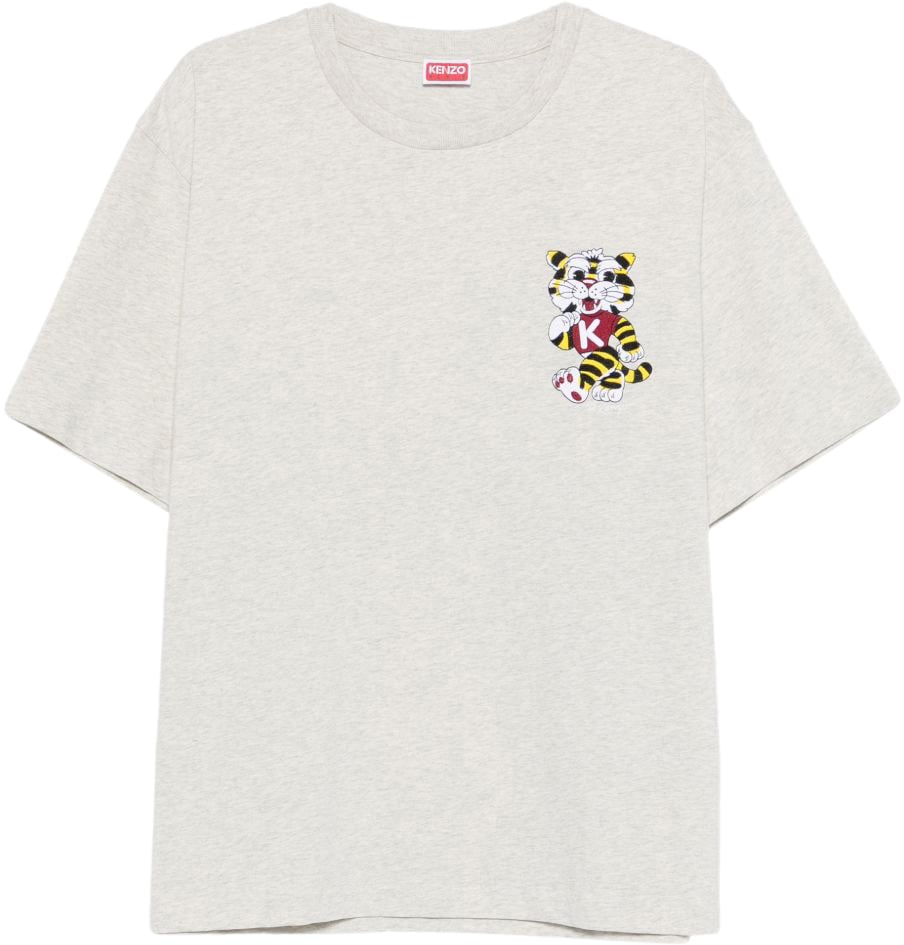 Kenzo T-Shirts And Polos Gris Clair Grijs