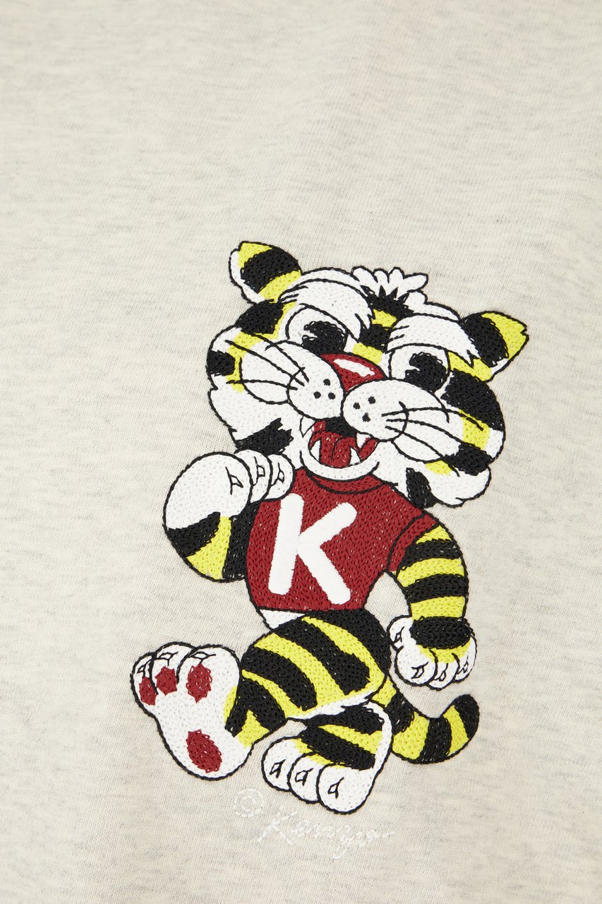 Kenzo Kenzo Melange grey cotton t-shirt Grijs